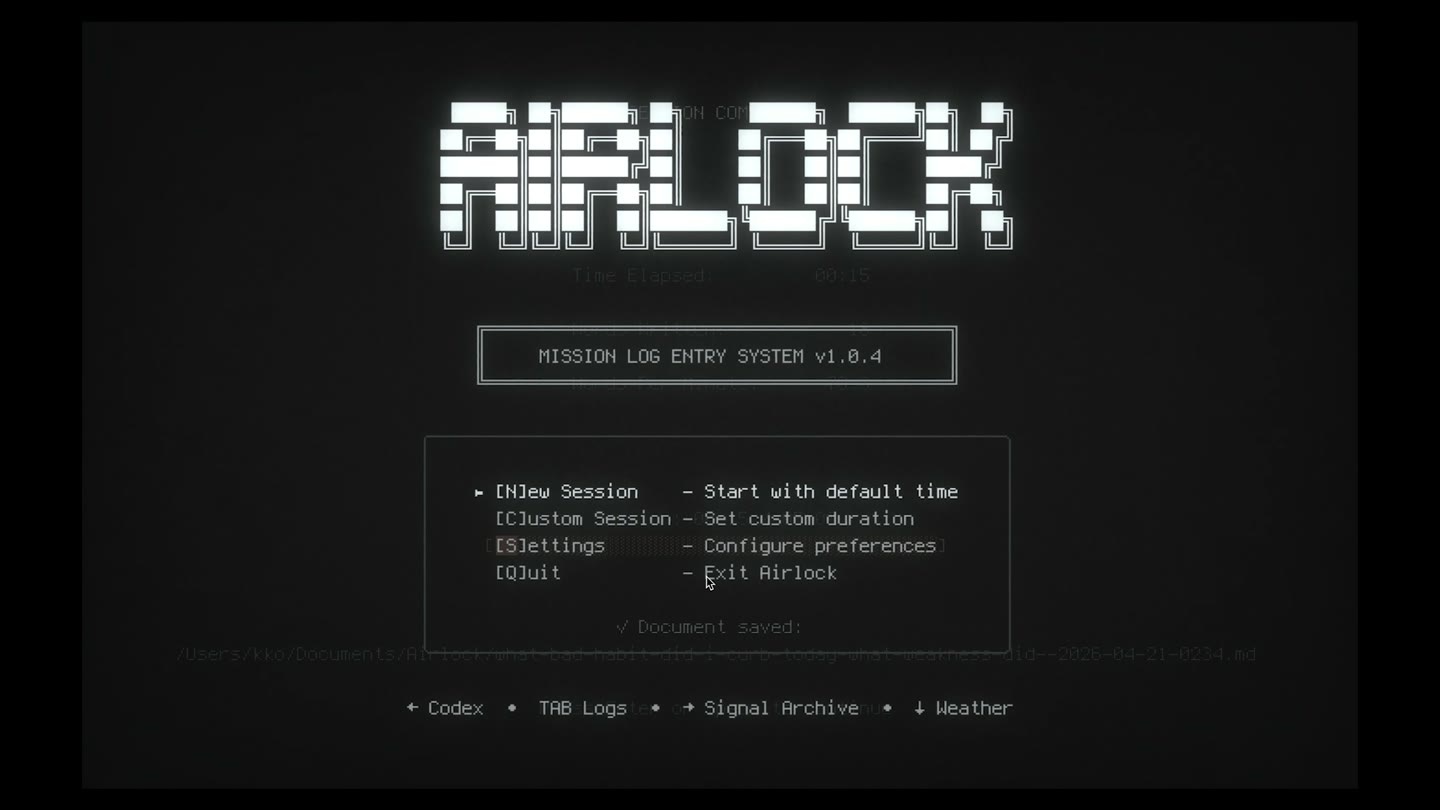 Airlock preview